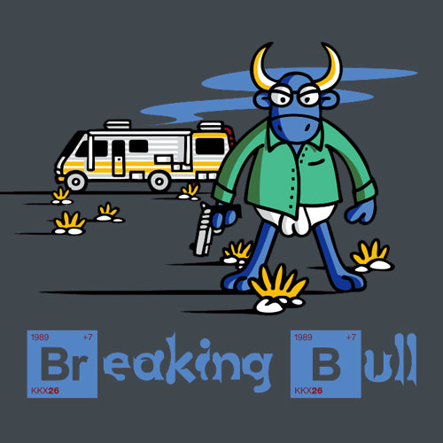 Kukuxumusu Mens T-Shirt Breaking Bull