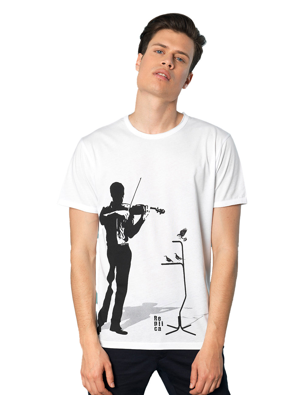 Violin - Replica Mens T-Shirt