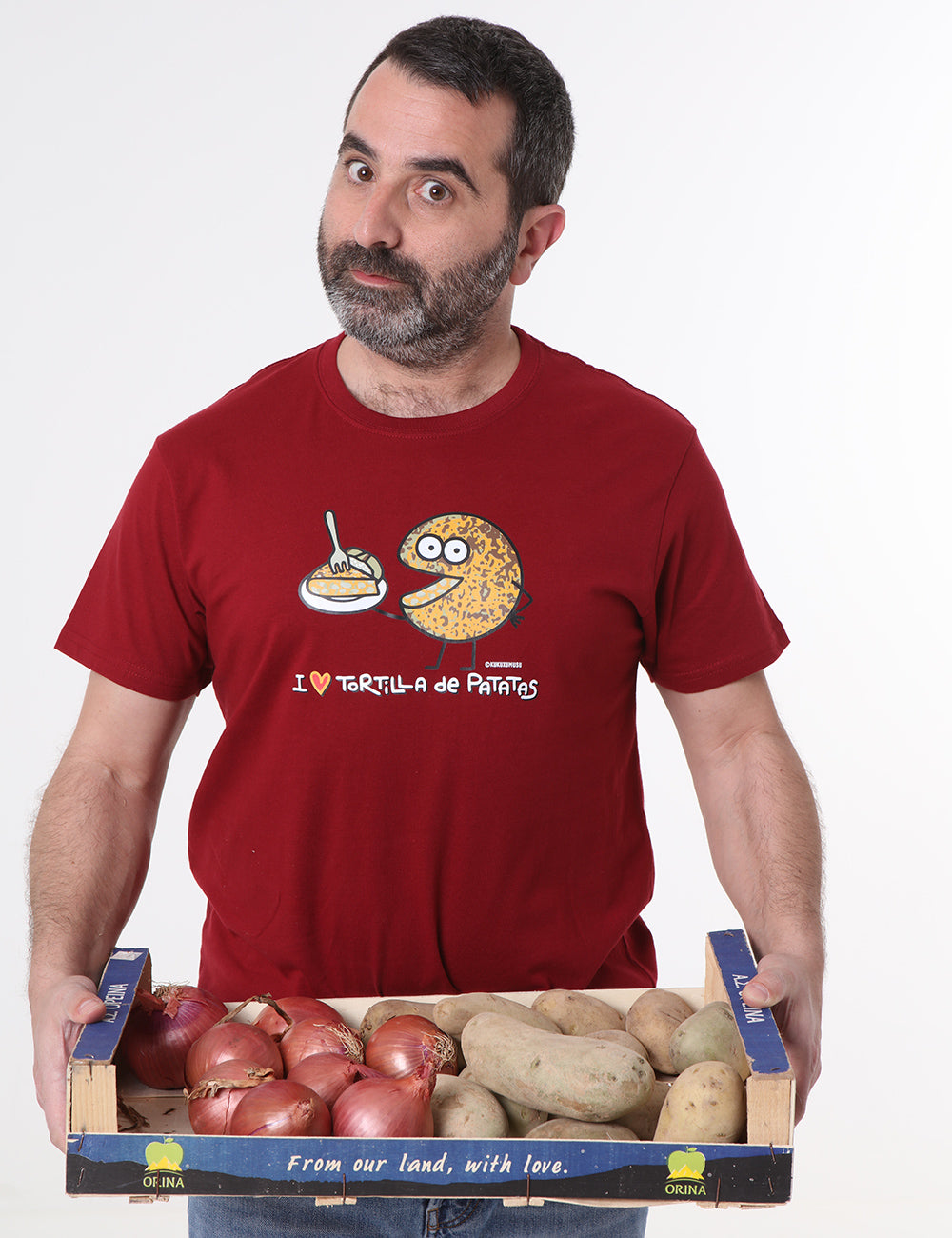 I Love Tortilla Mens T-Shirt