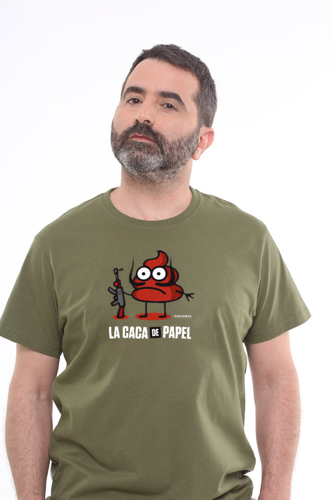 Kukuxumusu Mens T-Shirt La Caca De Papel