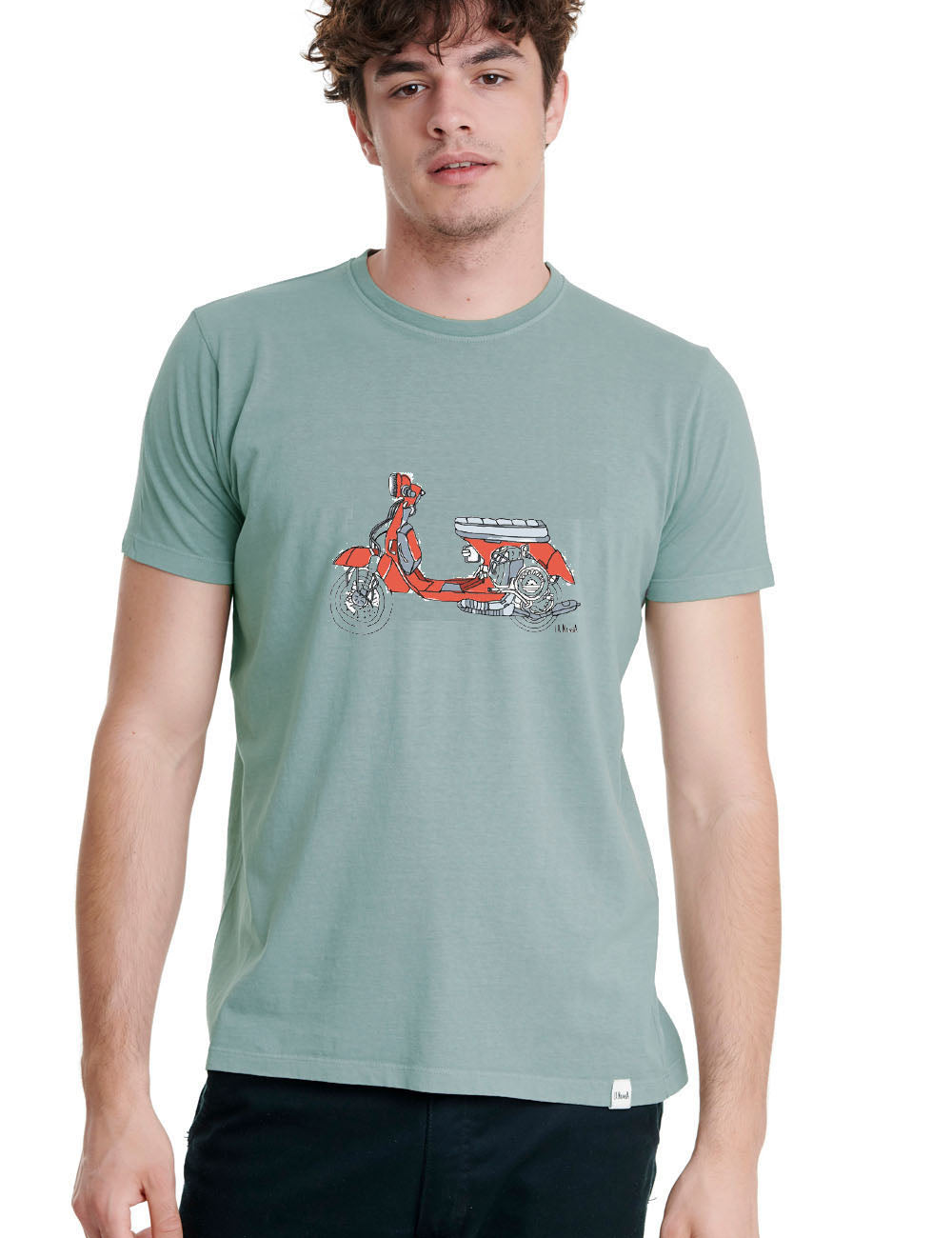 Motor Vespa Mens T-Shirt