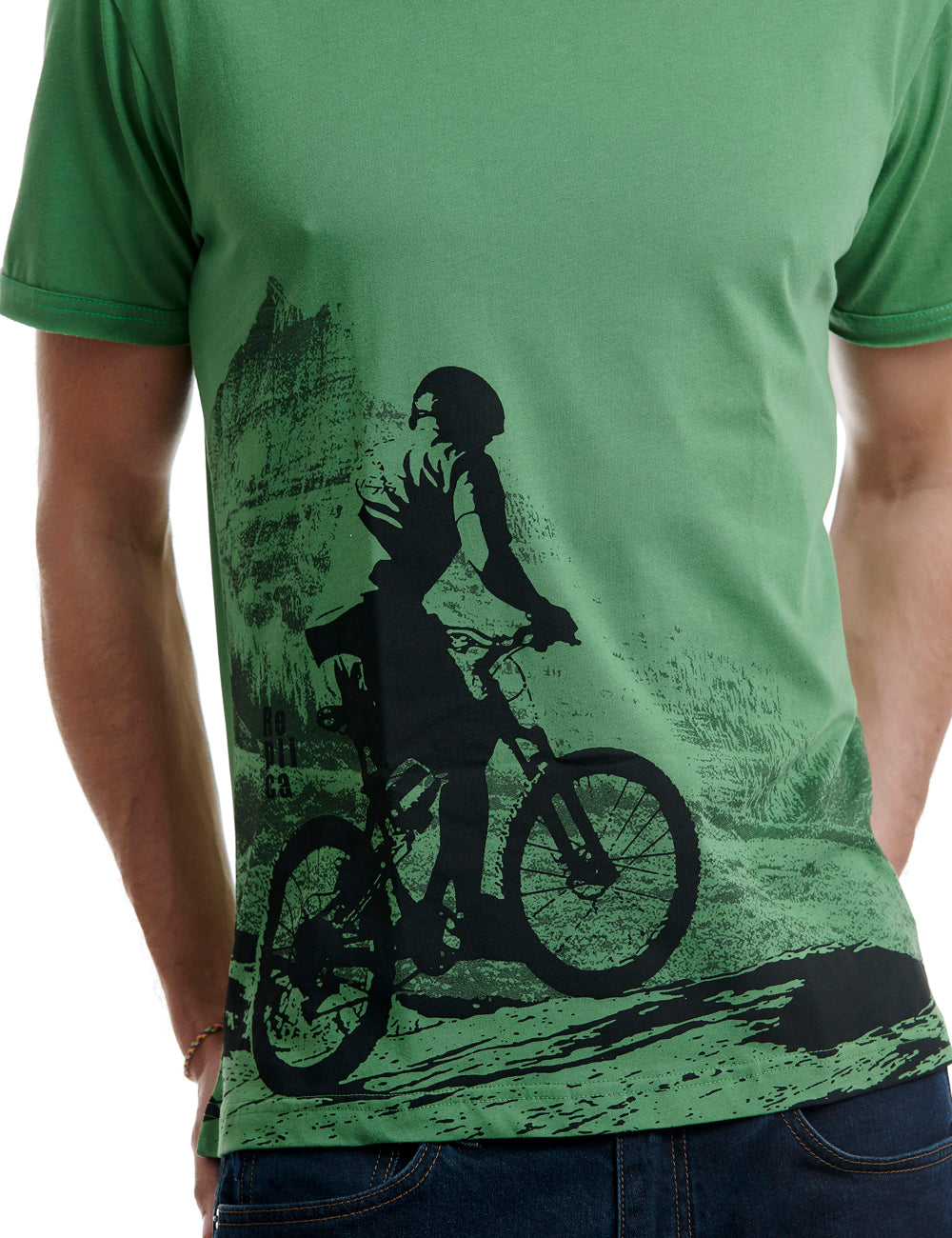 Mountain bike Replica tshirt Greece green