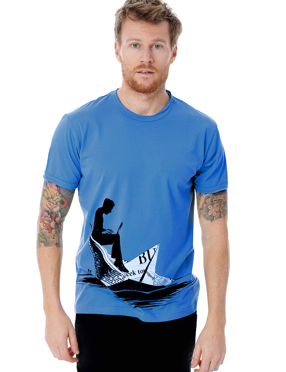 Boat tshirt Replica Greece Blue