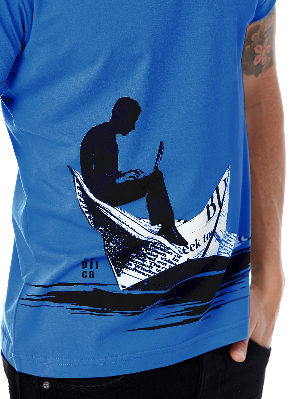 Boat tshirt Replica Greece Blue