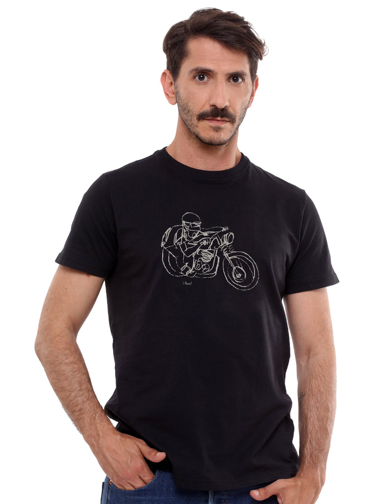 Trazo Moto Mens T-Shirt La Nansa