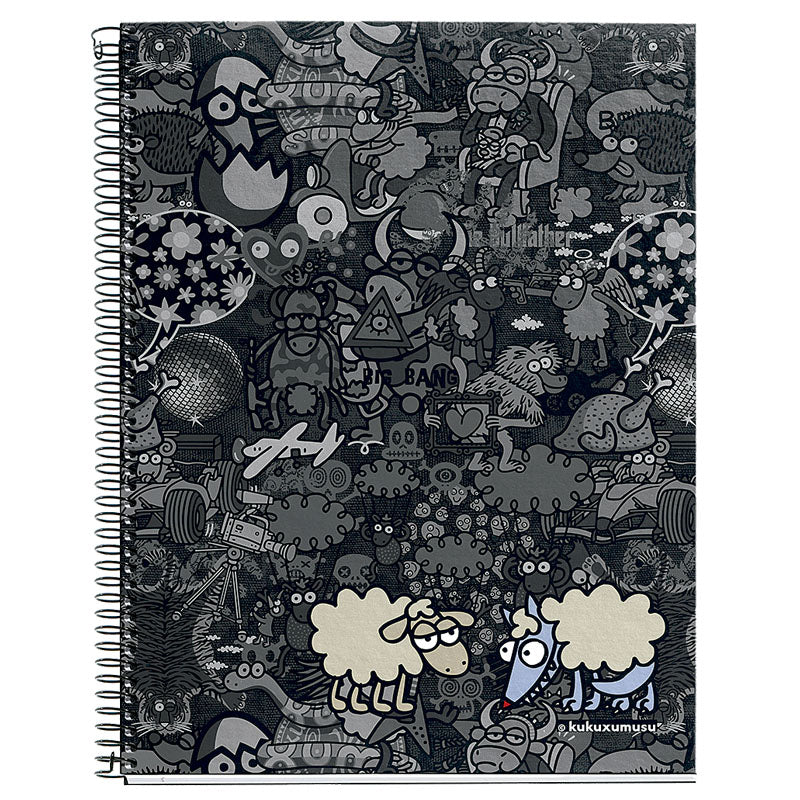kukuxumusu-miquelrius-notebook-a4-a5-wolfmix