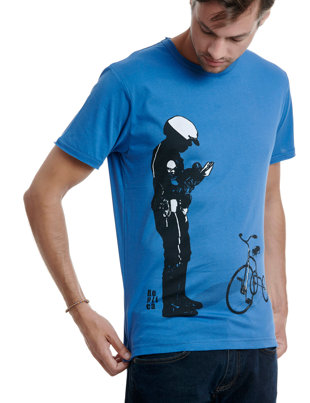 Policeman Replica tshirt Greece blue