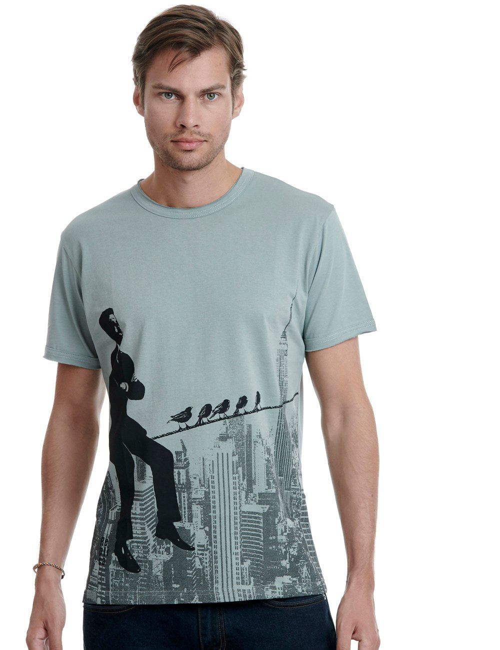 Skyline Replica tshirt Greece grey
